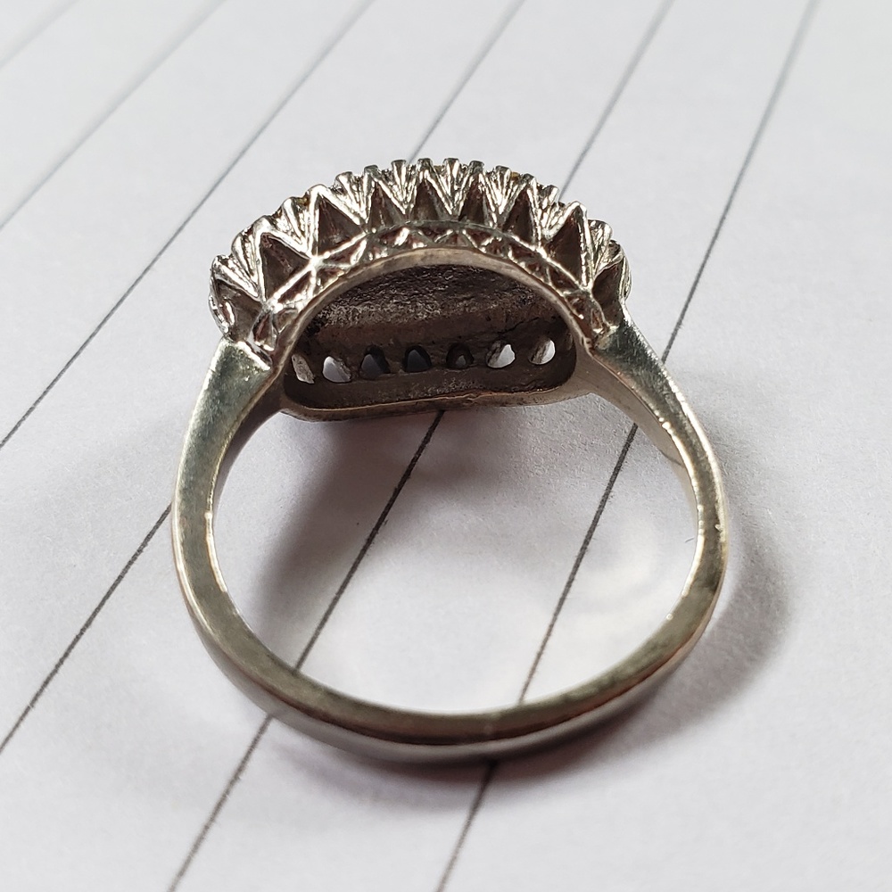 Vintage Uncas Sterling Silver Princess Ring